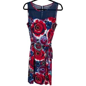 Miraclesuit Sleeveless Floral Everyday Shapewear Dress Coverup Size 10